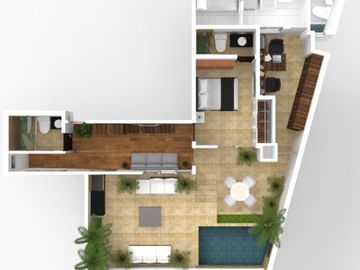 ESPECTACULAR PENTHOUSE EN VENTA CON PISCINA EN SAN ISIDRO