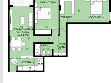 Departamento a estrenar con cochera, a una cuadra de la Peatonal y del Shopping, en Villa Carlos Paz