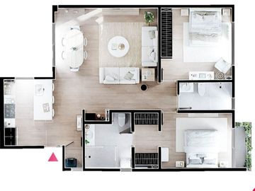 Departamento próximo a entrega Del Valle centro