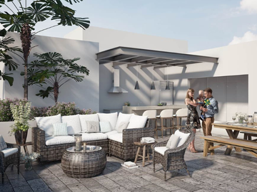 DEPARTAMENTO CON ROOF GARDEN PRIV  EN LA SAN RAFAEL