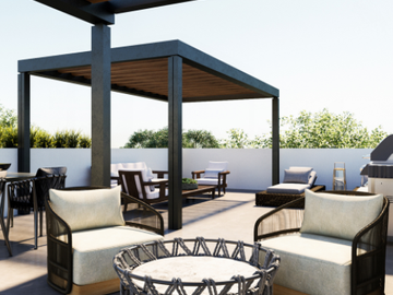 DEPARTAMENTO CON ROOF GARDEN PRIVADO EN LA  ROMA