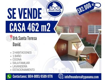 Casa en Venta, Urb Santa Teresa, David