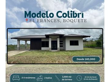 Proyecto en Boquete, Casas a La Venta