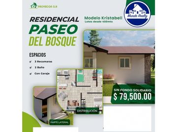 Proyecto Residencial en Los Algarrobos, súper accesible