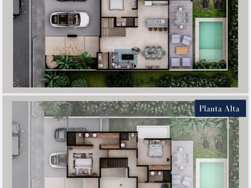 Casa de 4 habitaciones en venta en Privada residencial Zentura Cholul Mérida