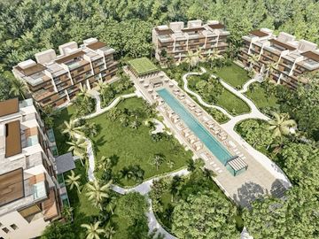 Departamento(1R) Amueblado en Venta en Hacienda Xcanatun Angsana Heritage C.