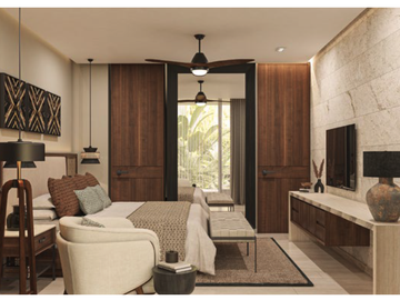 Departamento(1R) Amueblado en Venta en Hacienda Xcanatun Angsana Heritage C.