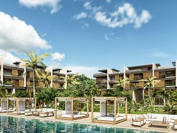 Departamento(1R) Amueblado en Venta en Hacienda Xcanatun Angsana Heritage C.