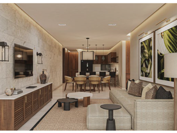 Departamento(1R) Amueblado en Venta en Hacienda Xcanatun Angsana Heritage C.