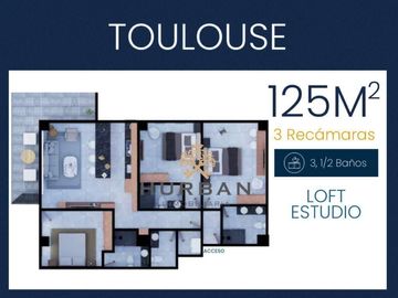 HURBAN tiene en PREVENTA DEPARTAMENTOS  en Nuevo Vallarta.   MOD TOULOUSE