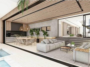 Casa en venta y alquiler al lago en barrio Puentes, Nordelta, Tigre
