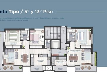 Venta departamento 3 ambientes en Olivos