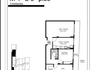 Gaona 1600  Departamento 3 ambientes   Venta  Caballito COCHERA INCLUIDA