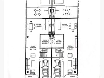 Duplex de 3 Dormitorios, con cochera y Jardin con parilla.