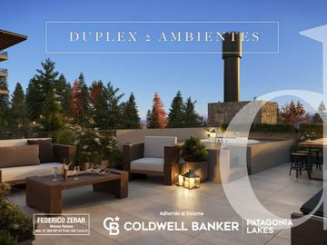 Dúplex 2 Amb. con Terraza, Jacuzzi y Vista al Lago a 5 Min del Centro