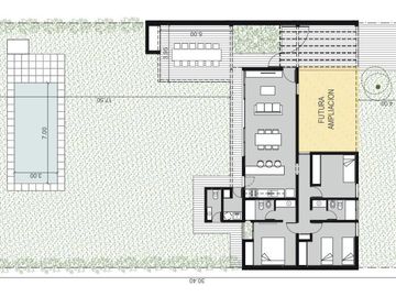 Casa 3 dormitorios en Don Mateo Funes