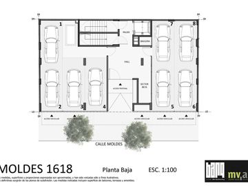 Departamento en  Belgrano 2 ambientes  Moldes y Virrey del Pino