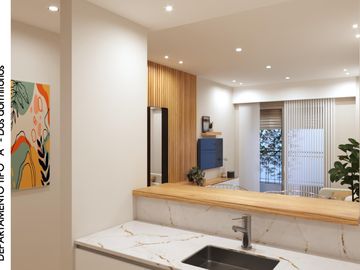 VENTA - Alvear esq. Rivadavia - 2 dorm - Vista Río
