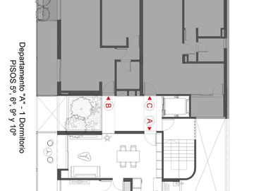 Venta 1 dormitorio de categoría  - Balcon amplio - Amenities - Echesortu