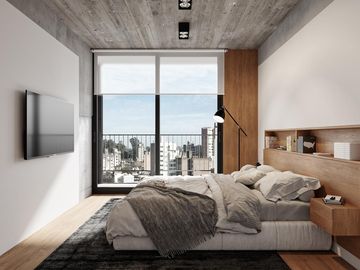 Venta 1 dormitorio de categoría  - Balcon amplio - Amenities - Echesortu