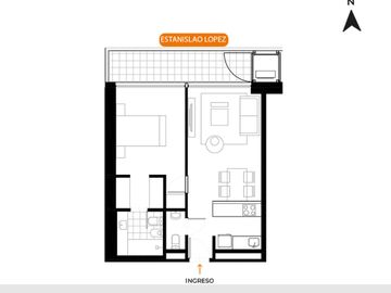 DEPARTAMENTO PREMIUM DE UN DORMITORIO EN SUITE VENTA SEGURIDAD 24HS PUERTO NORTE ROSARIO