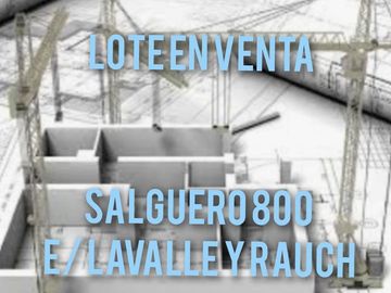 Terreno - En limite Almagro y Palermo, mide 8.65 x 26 mts, apto para 1201 m2 vendibles y 5 cocheras