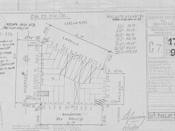 Terreno - En limite Almagro y Palermo, mide 8.65 x 26 mts, apto para 1201 m2 vendibles y 5 cocheras