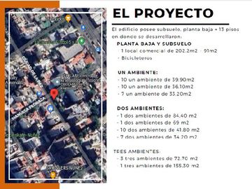 Departamento en venta monoambiente en pozo en Nuñez