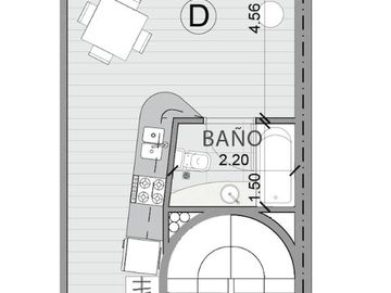 Departamento en  palermo