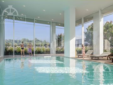 Departamento de 2 ambientes con cochera en Belvedere Yacht Nordelta