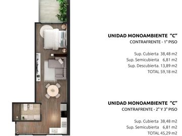 Departamento en  VENTA en barrio Naon con Cochera !!!!