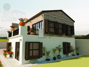 PREVENTA DE CASA ESTILO TOSCANO EN EL VALLE DE GUADALUPE, ENSENADA