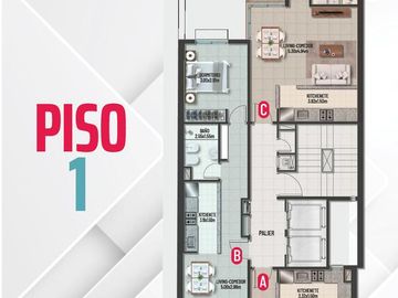Departamento en Nueva CVenta | Departamento 1 Dorm | Barrio Nueva Córdoba ordoba