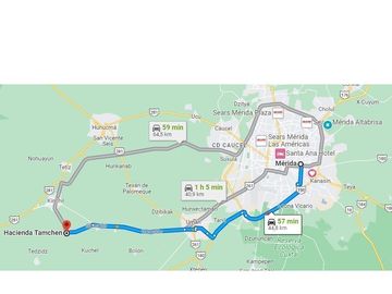 Terrenos de 6 HA en Venta en Hacienda Tamchen