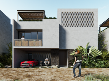 Villa en venta en playas de San Benito Yucatán