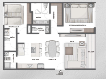 Departamento en venta en Calzada del Valle en San Pedro Garza García