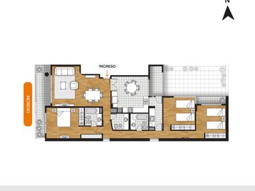 DEPARTAMENTO DE TRES DORMITORIOS VENTA CONFORT CENTRO
