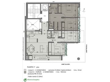 Departamento 3 dormitorios en venta en zona río de Rosario. Proyecto de Categoria. Roca Esq Tucuman.