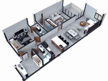 Departamento(A) en Venta en Yaakun en San Ramón Norte