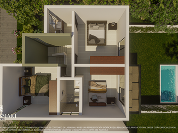 Casas Frida smart residencial, Conkal, Mérida.