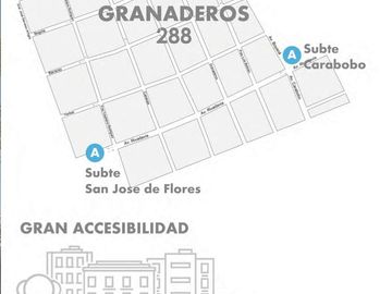 Departamento en construccion 2 amb en Flores