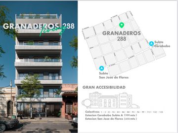 Departamento en construccion 2 amb en Flores