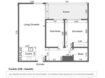VENTA DEPARTAMENTO DE TRES AMBIENTES EN CABALLITO - BALCON TERRAZA - VISTA ABIERTA - FULL AMENITIES