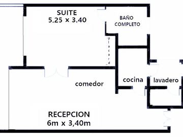 VENTA Departamento -estilo LOFT Contrafr abierto 2 baños UNICO coch en alquiler