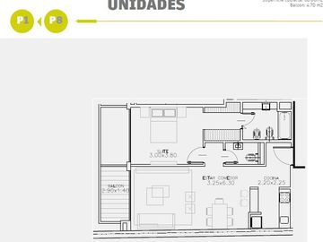2 ambientes en suite con vestidor de 67m2 balcón aterrazado! VENTA