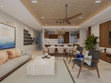 Departamento en venta frente al mar en Chicxulub Puerto