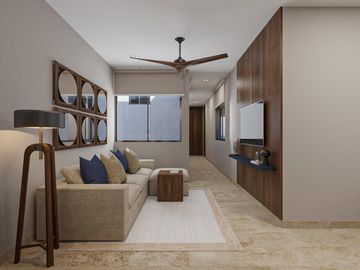 Departamento en venta frente al mar en Chicxulub Puerto