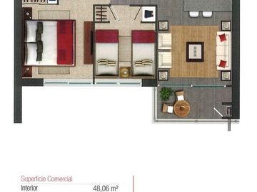 Departamento en Venta en Edificio Bulnes Labbe piso 4 - SBIF 19641 Condiciones especiales de financiamiento Banco Santander