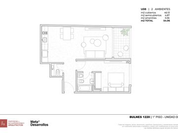 Venta Departamento 2 Ambientes Zona Palermo Oportunidad