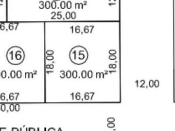 Prados de Manantiales Lote (apto dúplex) 300m2 fondo norte
